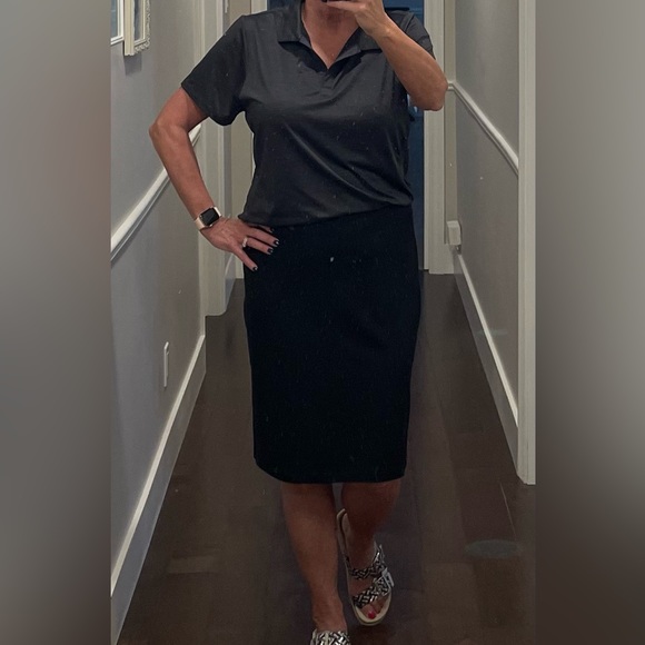 J. Jill Wearever Collection Black Skirt - Picture 3 of 9